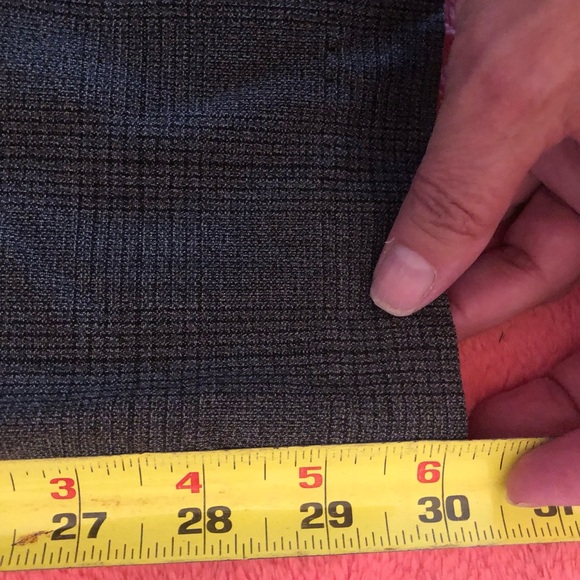 Tribal dress pants, size 8, deep grey plaid - Picture 8 of 12